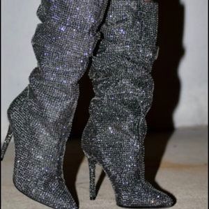 Rhinestone boots